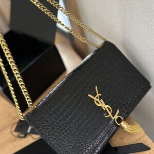 Yves Saint Laurent Crocodile Crossbody Bag